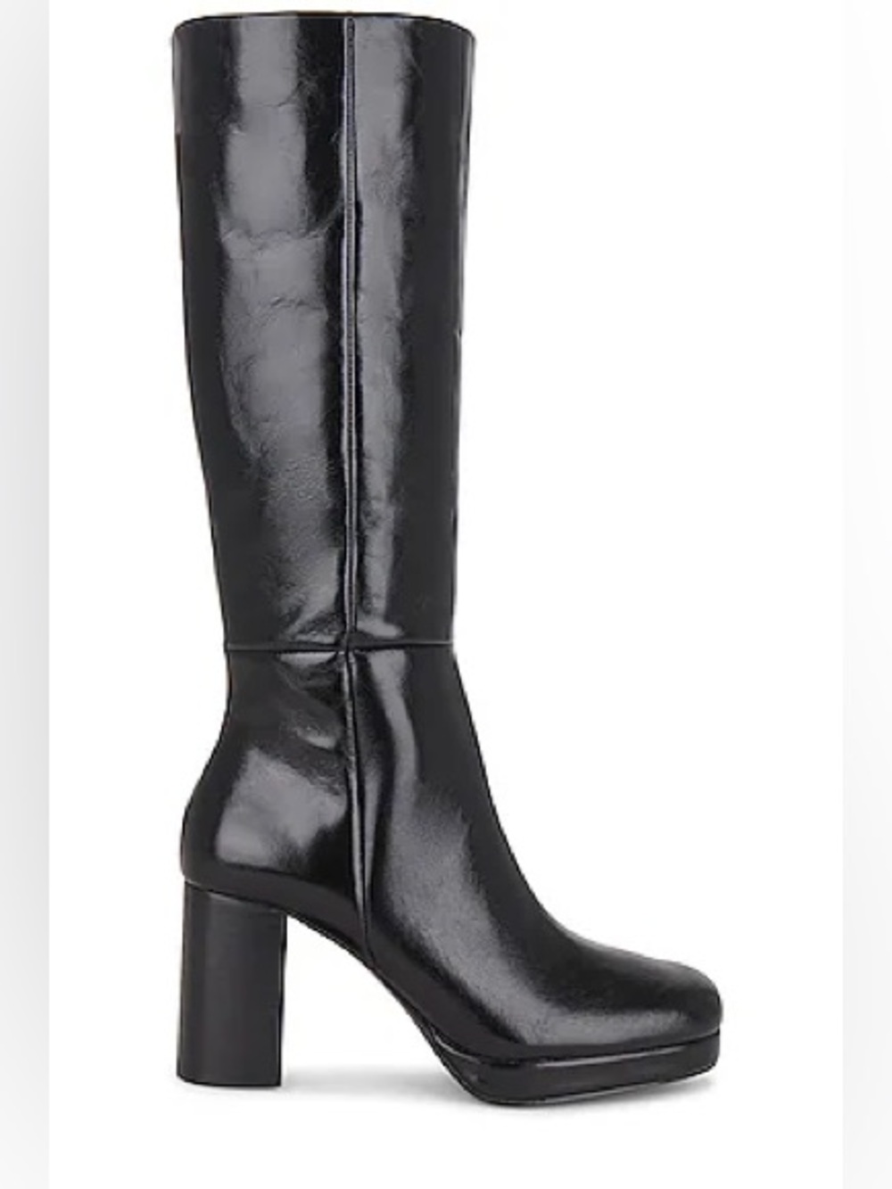 Song Of Style Women’s Nineties Leather Boots Size 8 Sleek Minimalist